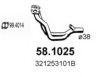 VW 321253101B Exhaust Pipe